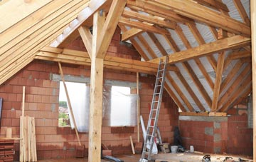 Bach Y Gwreiddyn attic trusses