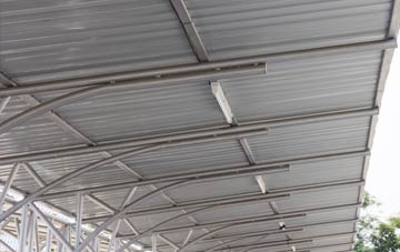 installing Bach Y Gwreiddyn metal roofing